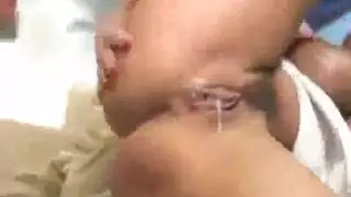 اختراق مزدوج وقذف ساخن بقضيبين أسودين كبيرين