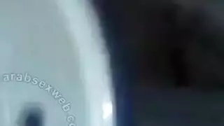 hardcore bathroom fuck: uniform hottie gets filmed playing with her pussy